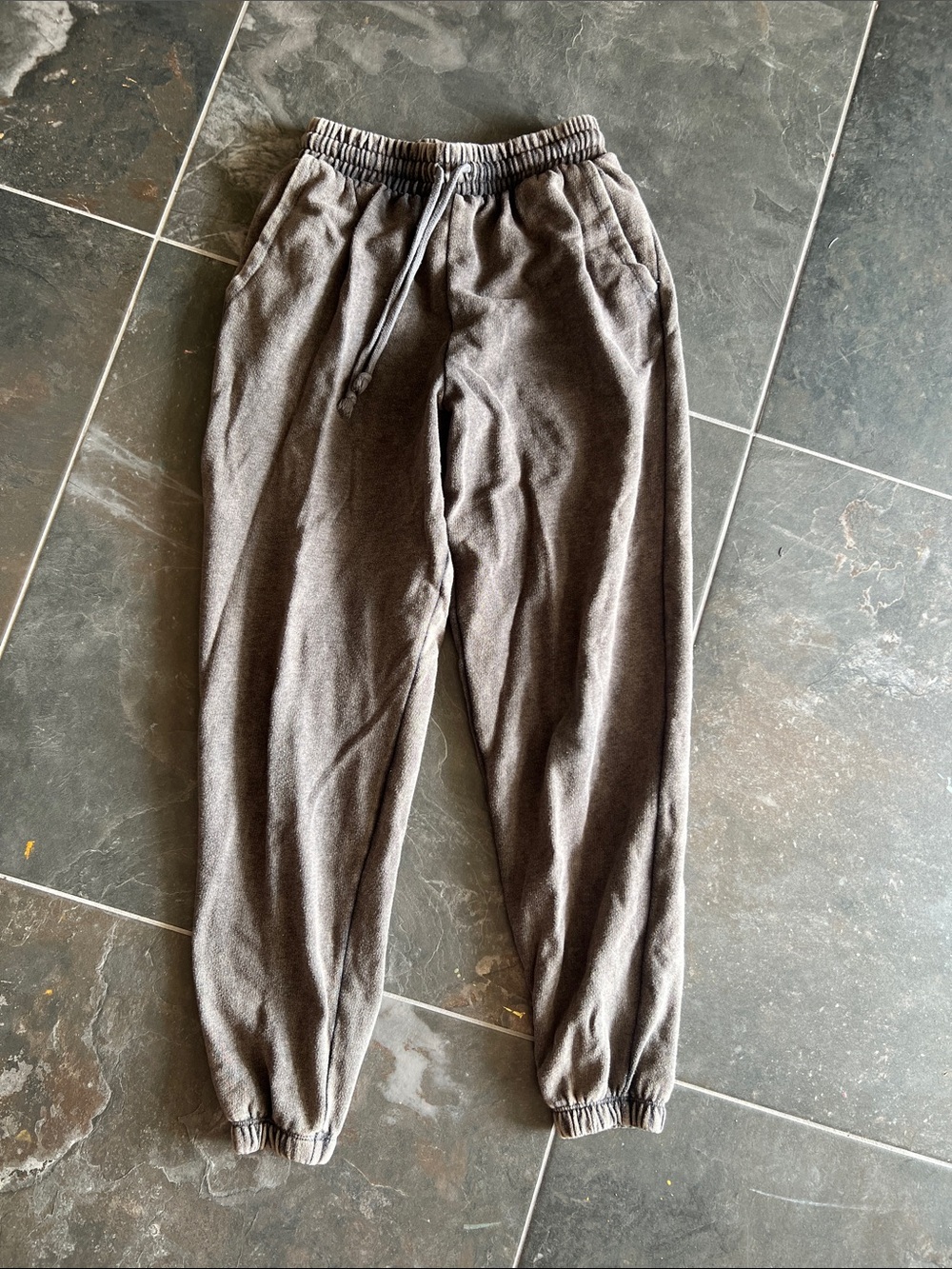 Classic washed grey jogger Sweatpants